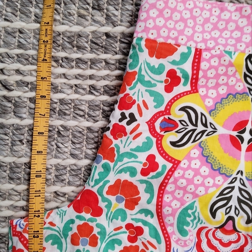Boden Linen Floral Print Shorts Size 10 - Picture 10 of 12